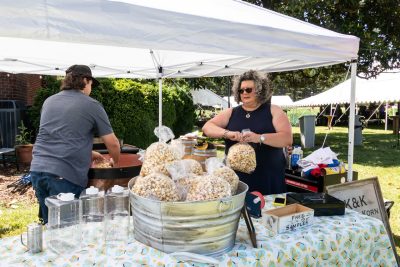 K&K Kettle Korn was one of the many local food vendors featured at the festival.