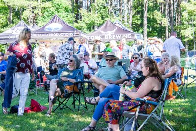 Hundreds of festivalgoers filled the lawn for live music and good food.